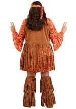 Women's Plus Size Fringe Hippie Costume Alt 7