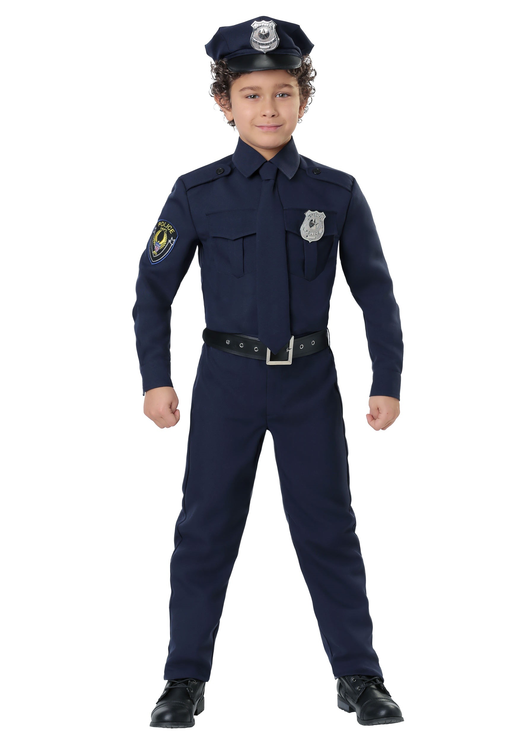 Photos - Fancy Dress Police FUN Costumes Child Cop Costume | Kid's  Halloween Costumes Blue 