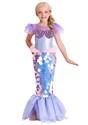 Girls Sparkling Mermaid Costume Alt1