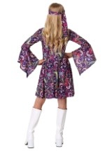 Girl's Woodstock Hippie Costume Back