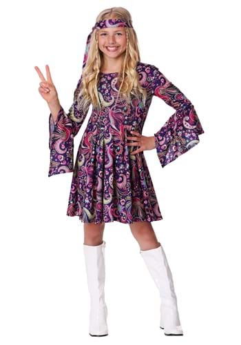 Woodstock Hippie Costume for Girls