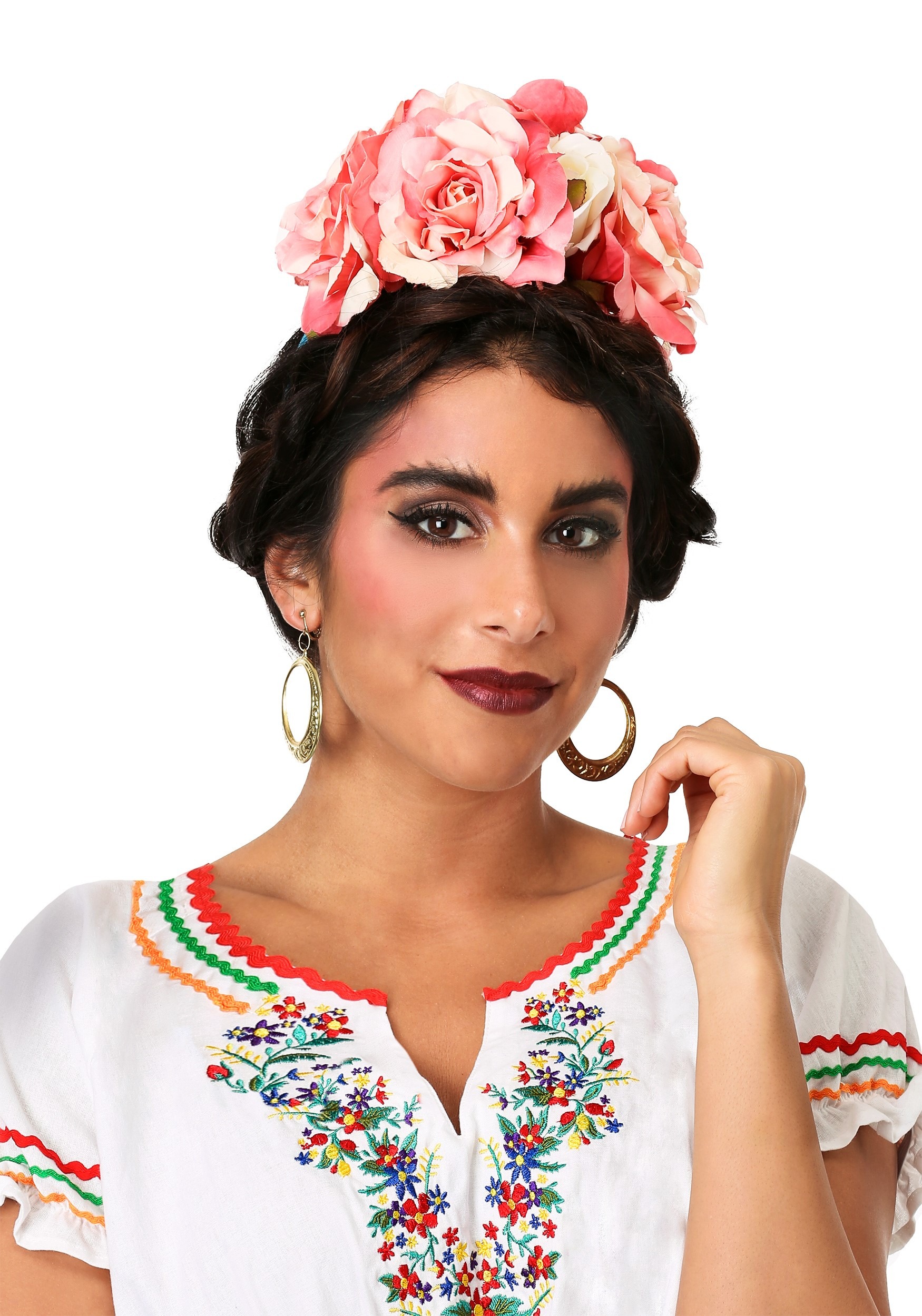 Frida Kahlo Flower Adult Headband Costume