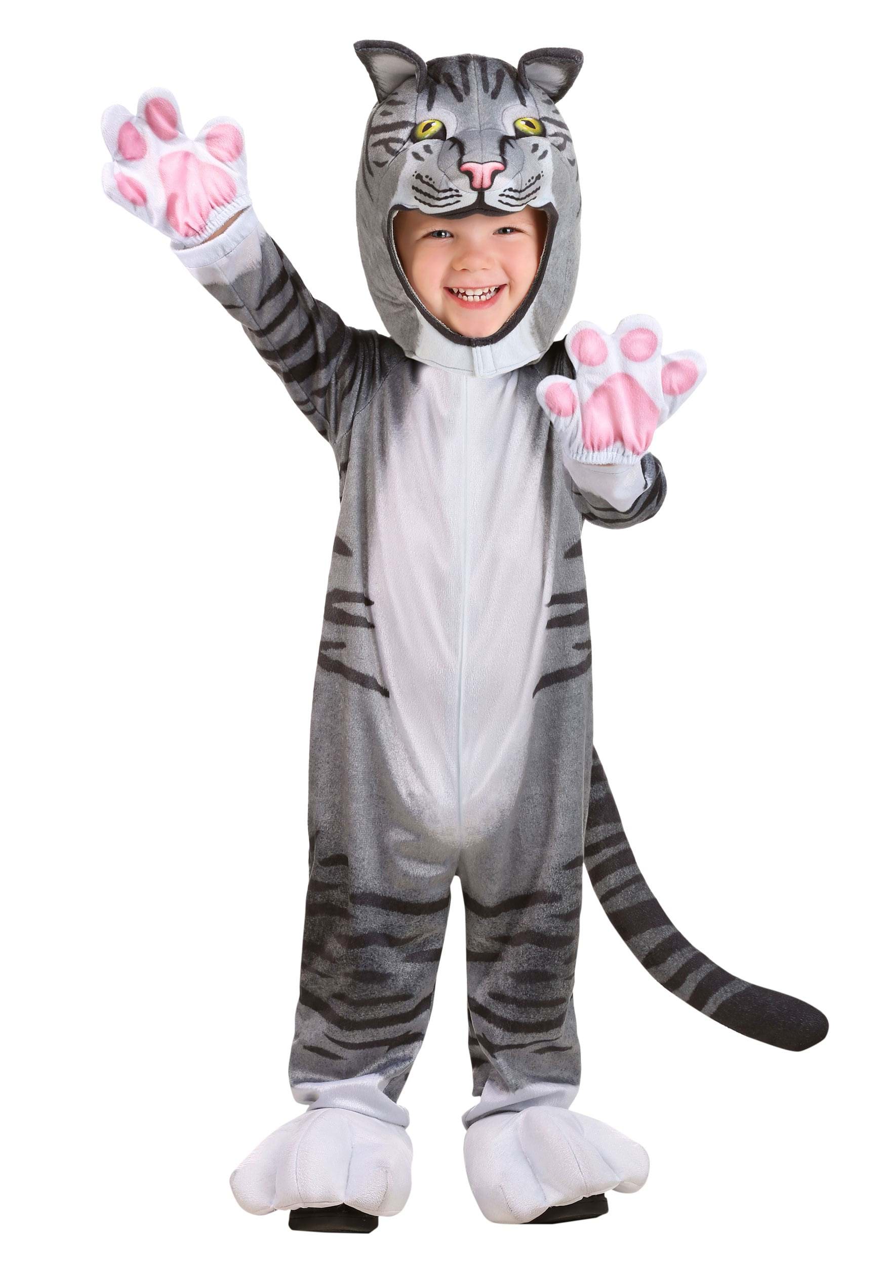 Disfraz de gato curioso para niños pequeños Multicolor