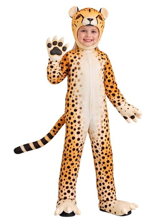 Kid's Cheerful Cheetah Costume upd