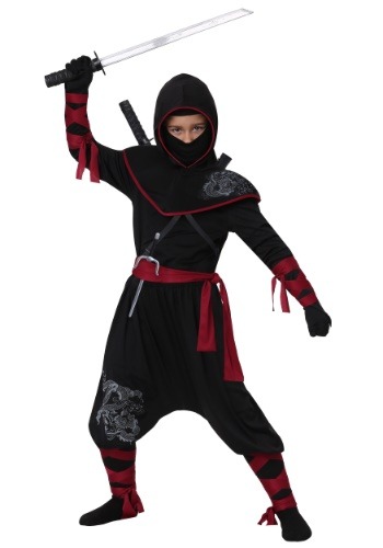 Deadly Ninja Boy's Costume | Ninja Warrior Costume