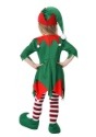 Toddler Girl's Santa's Helper Costume Back