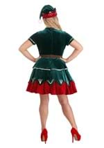 Women's Deluxe Holiday Elf Costume Alt 2