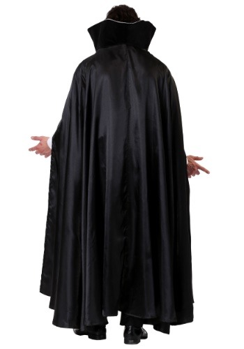 Black Vampire Cloak Costume for an Adult