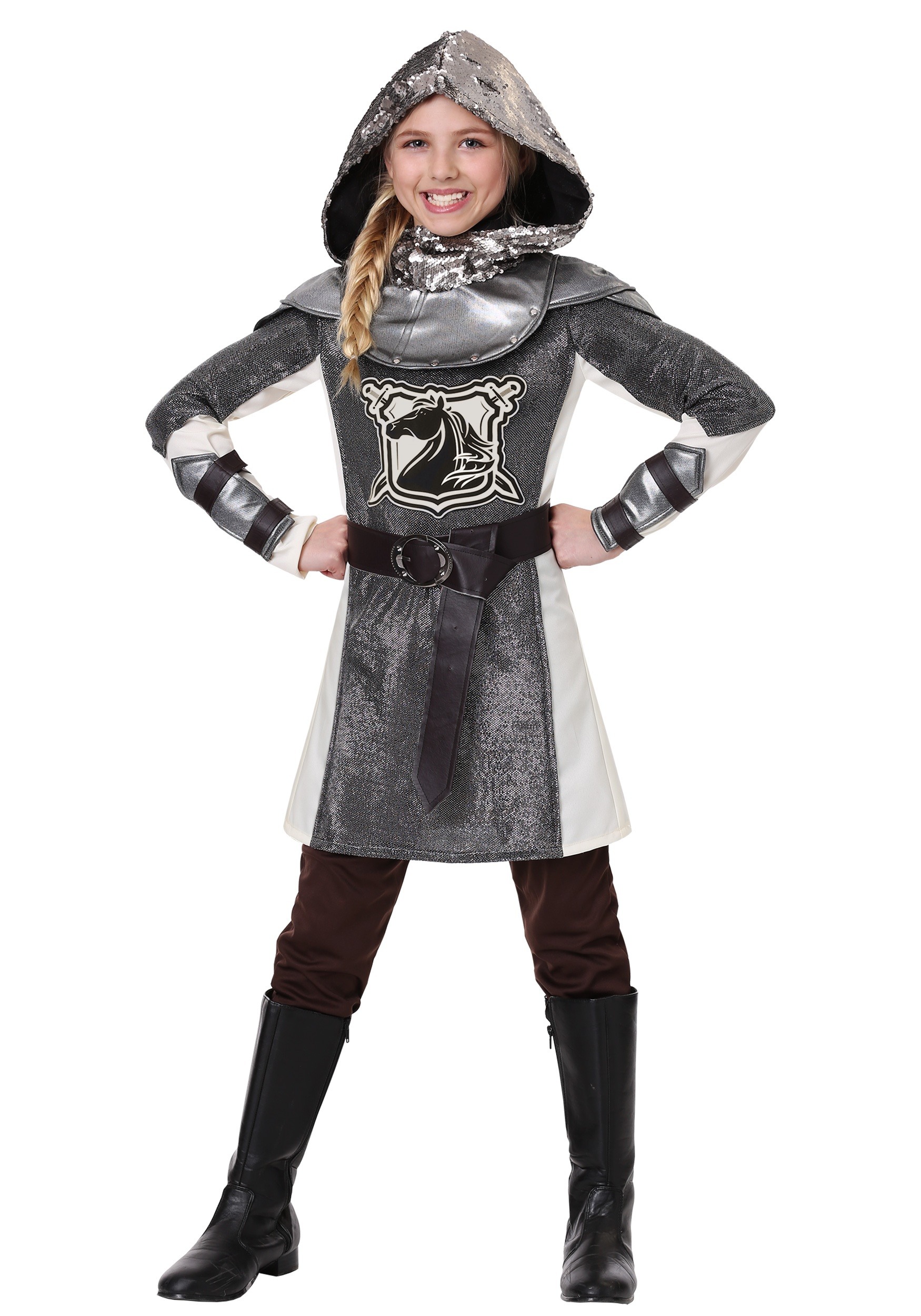 Medieval Knight Costume For Girls