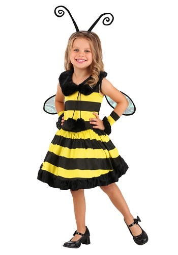 Toddler Girl's Deluxe Bumble Bee Costume