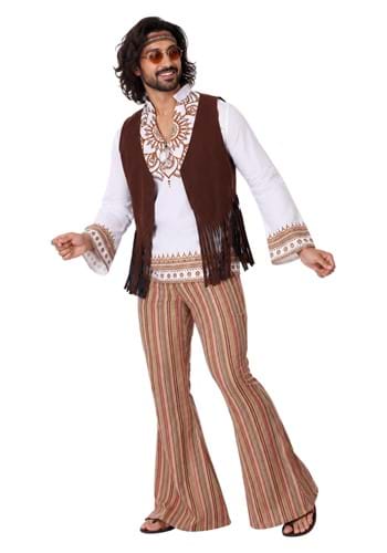 Woodstock Hippie Costume for Men New Main