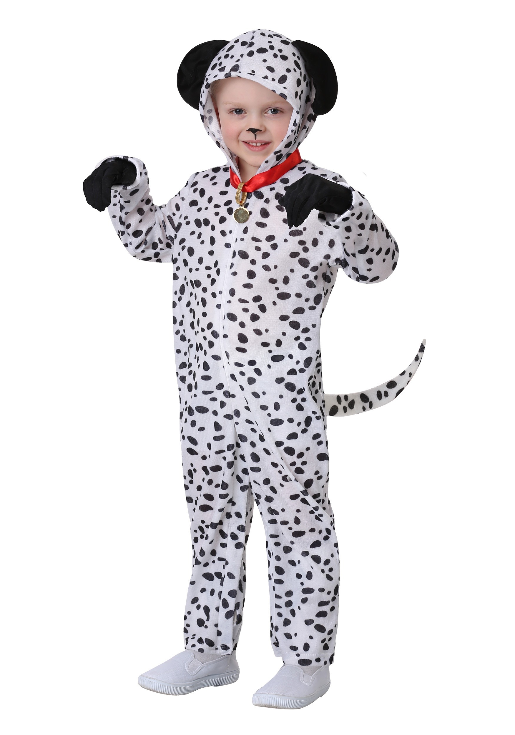 Delightful Dalmatian Costume For A Toddler