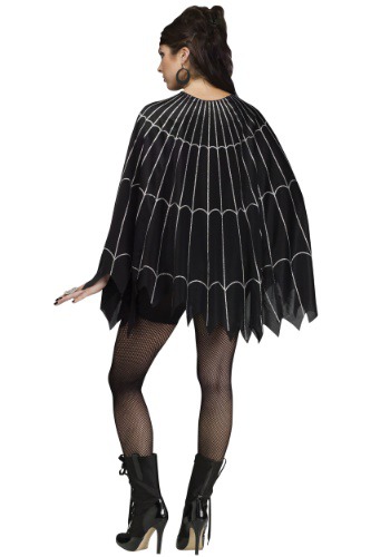 Spider Web Poncho Adult Costume