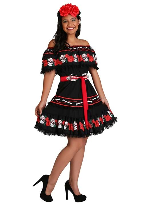 Women's Sugar Skull Costume Dress