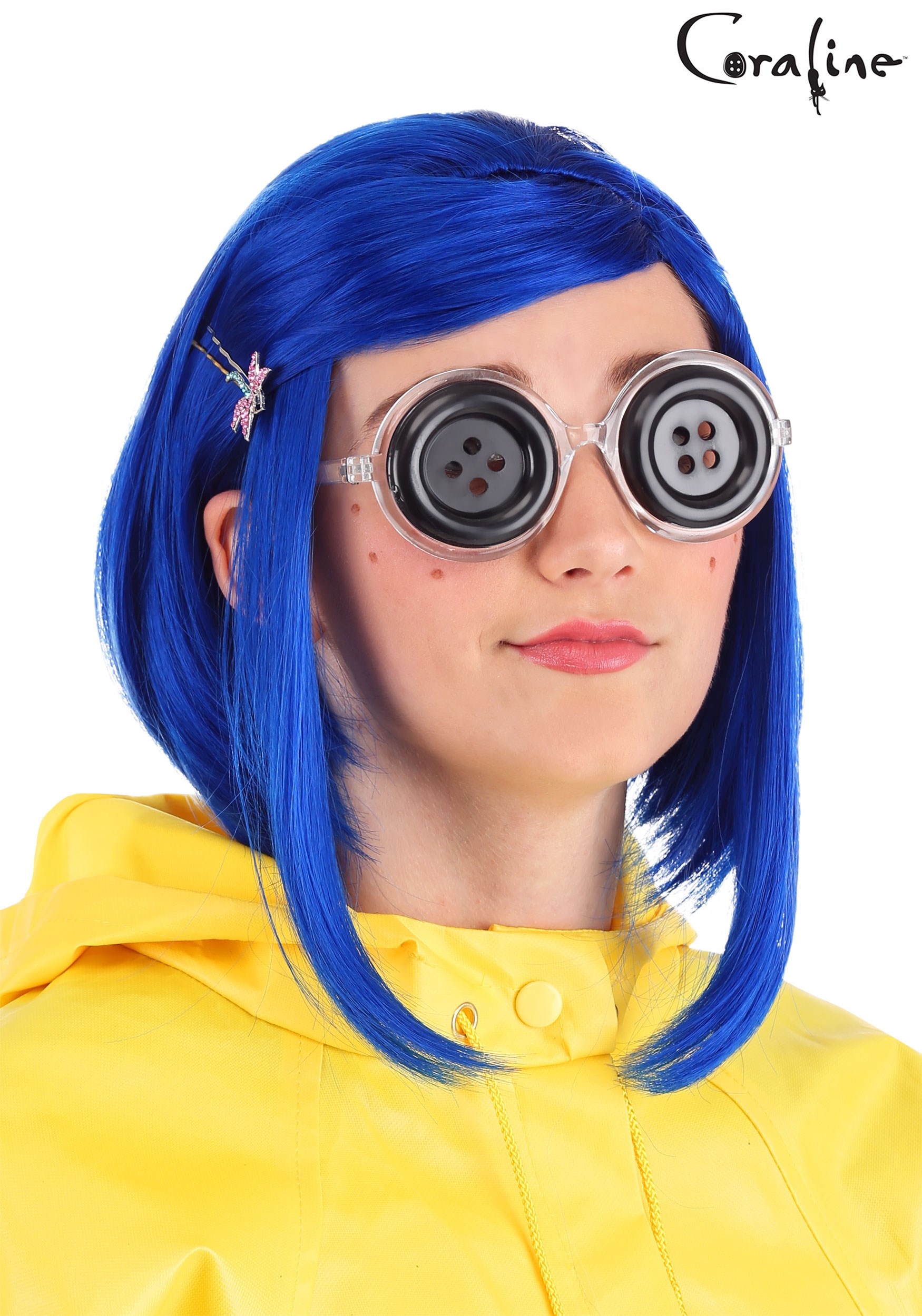 C-ZOFEK Coraline Cosplay Props Button Eyewear Glasses for Other Mother Cosplay 