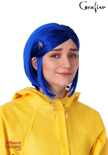 Coraline Blue Costume Women's Wig | Coraline Accessories