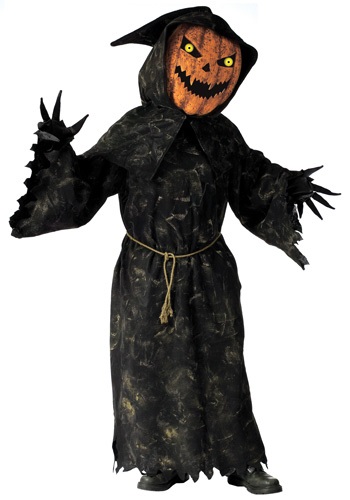 Bobble Eyes Pumpkin Adult Costume