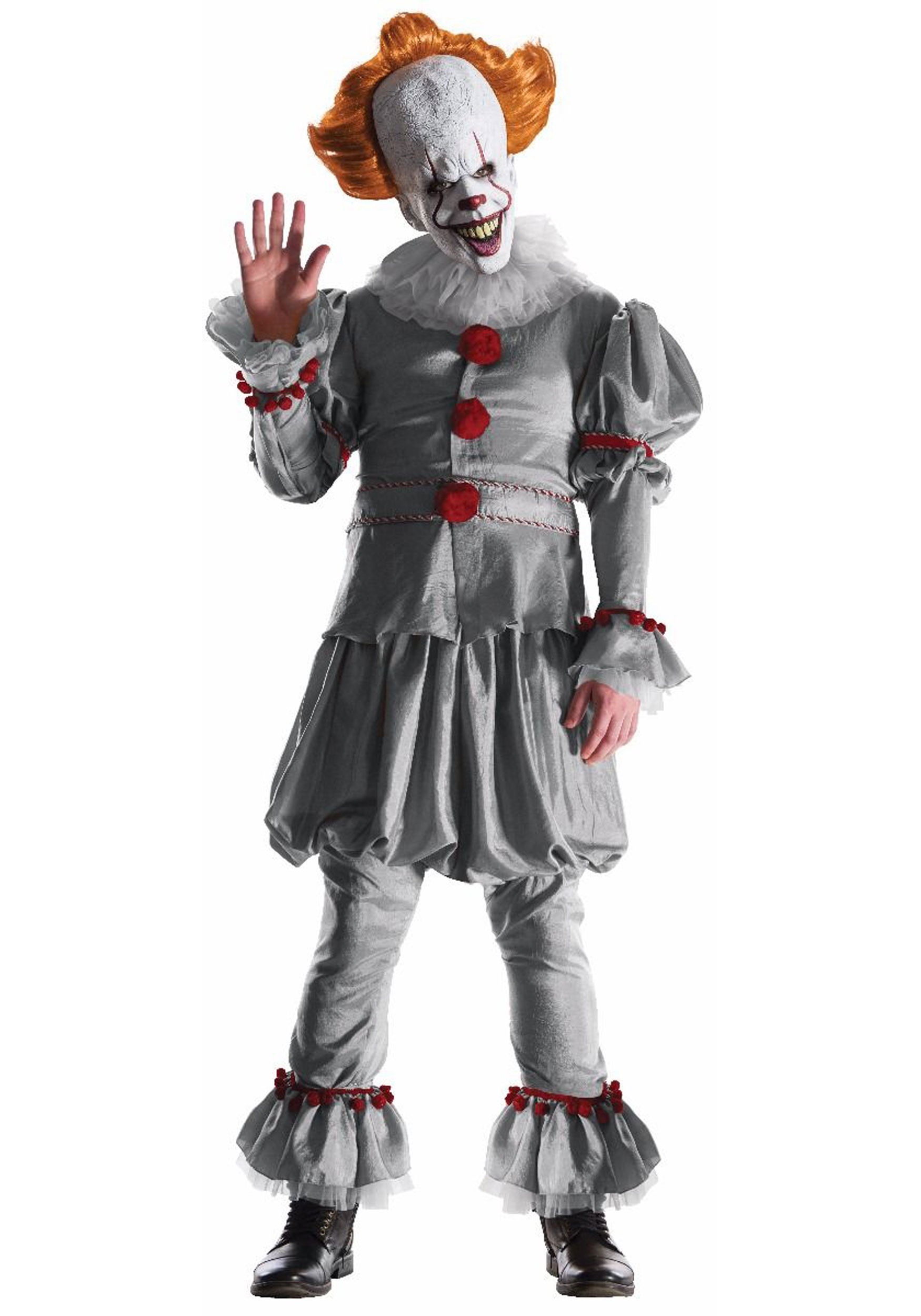 Grand Heritage Pennywise Movie Halloween Costume for Men