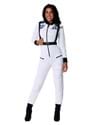 Women's White Astronaut Costume Alt 1