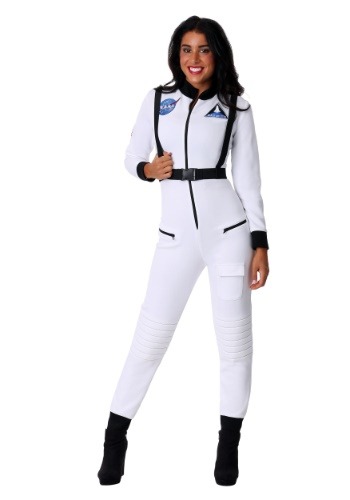 Women's White Astronaut Costume