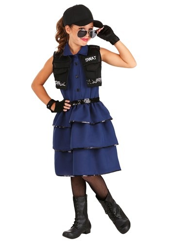 Girl's SWAT Costume 1