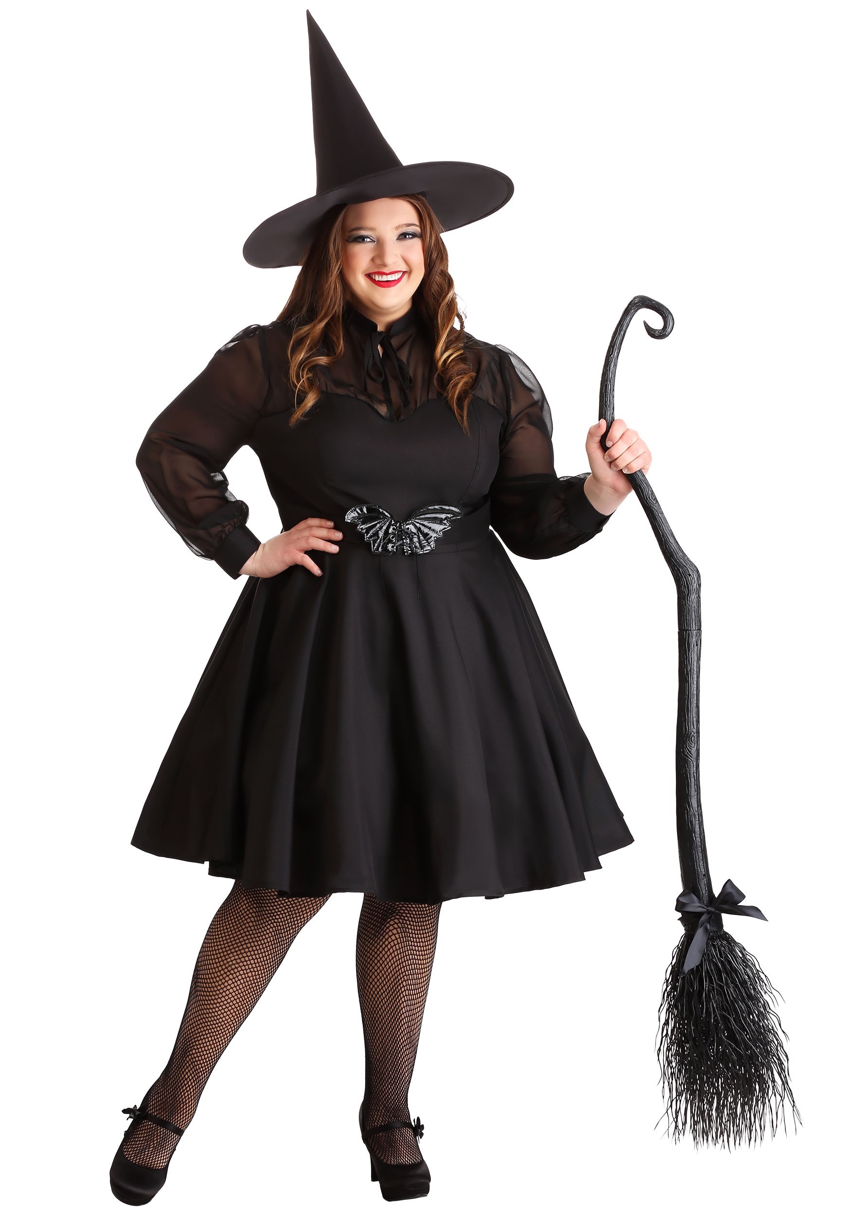 Women's Popular Witch Plus Size Costume