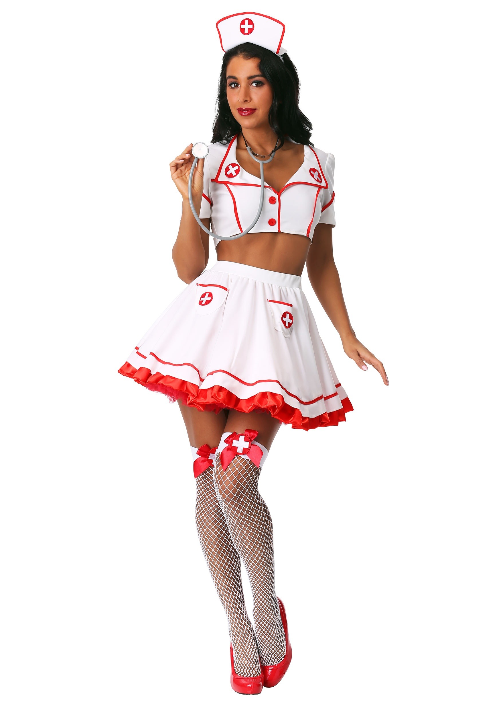 Disfraz de enfermera femenina hottie Multicolor