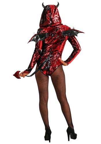 Sequined Devil Women's Costume