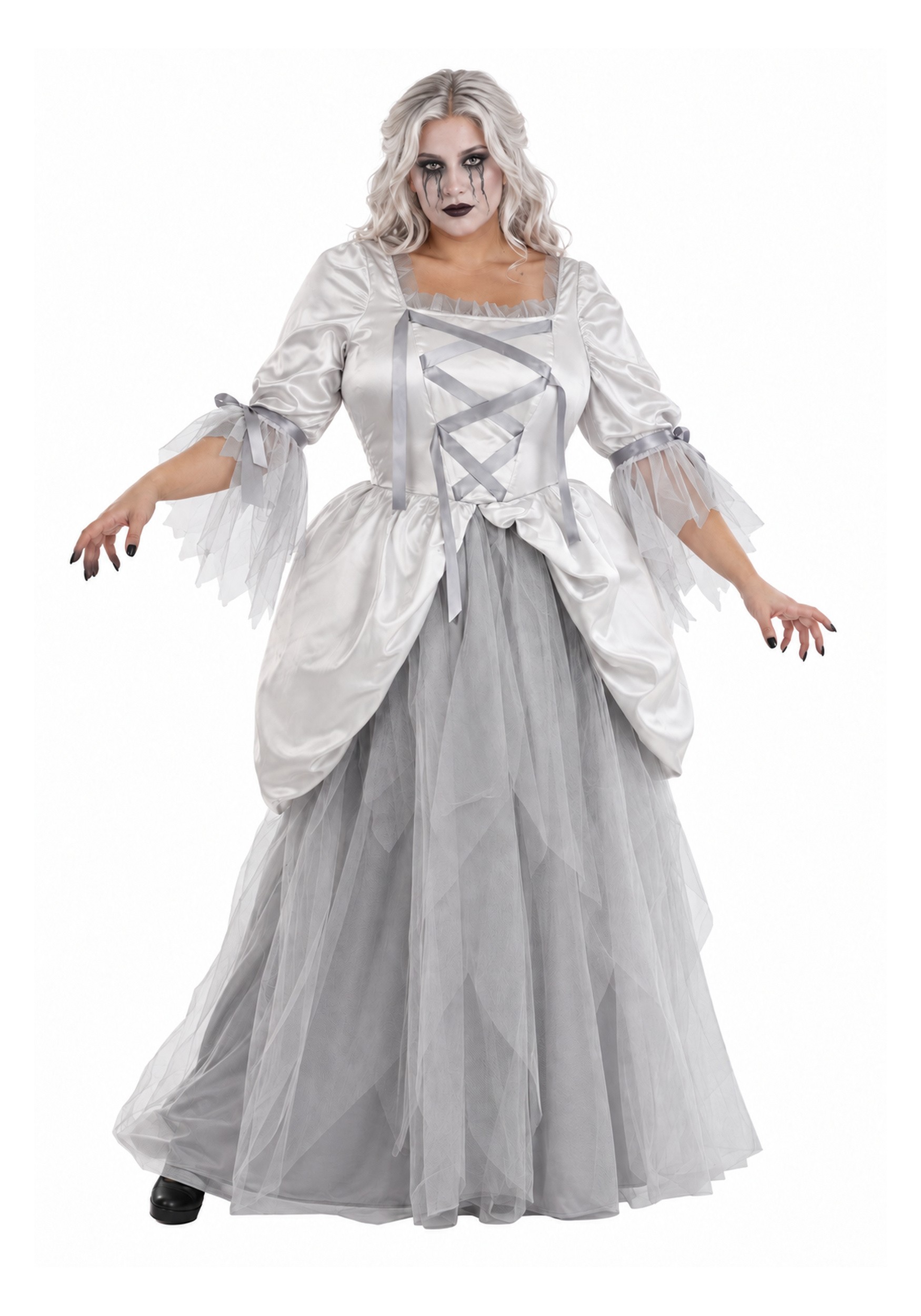 Women's Plus Size 18th Century Ghost Costume | Ghost Costumes