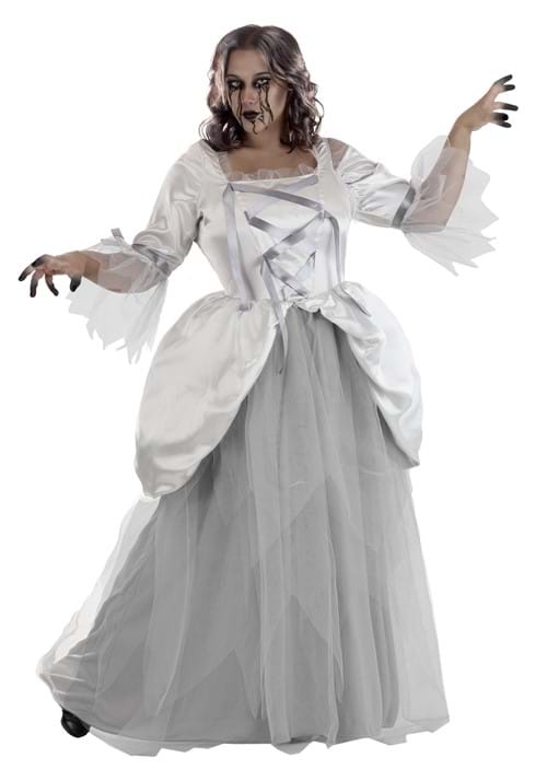 Women's Plus Size 18th Century Ghost Costume | Ghost Costumes