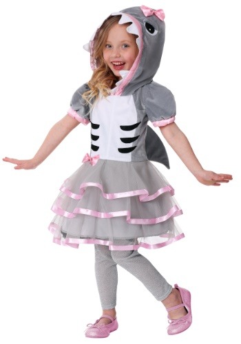 Shark Babe Halloween Costume For Kids - Unisex Polyester Cosplay Hoodie