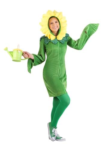 Women's Flower Hoodie Costume Dress