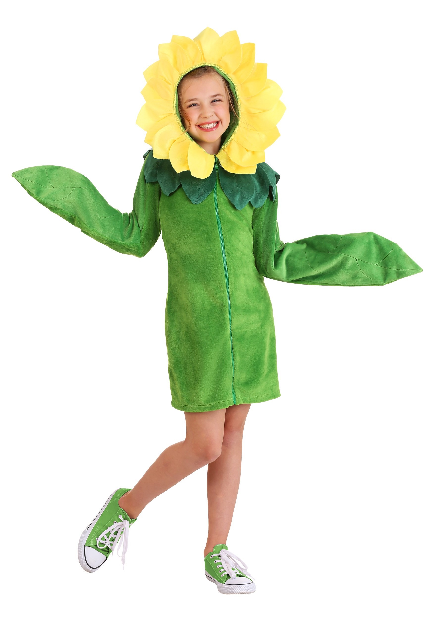 Flower Hoodie Girl's Dress