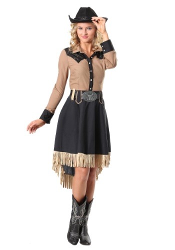 Plus Size Lasso'n Cowgirl Costume for Women