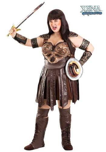 Plus Size Deluxe Xena Warrior Princess Costume Main