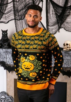 Pumpkin Patch Ugly Halloween Adult Sweater Update1 Alt1