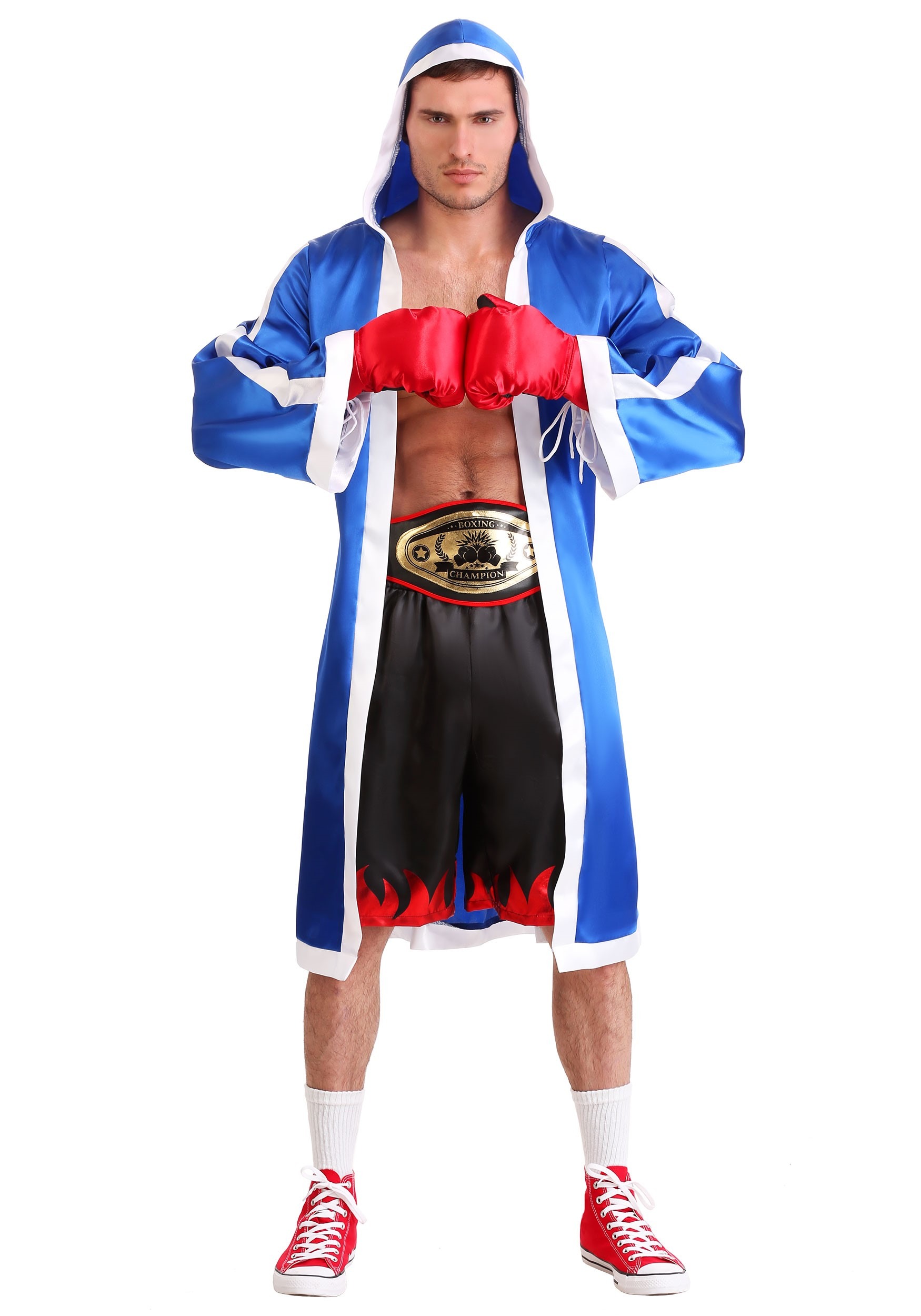 Disfraz de campeón de boxeo para adultos, traje de Cosplay para hombre y  mujer, traje de