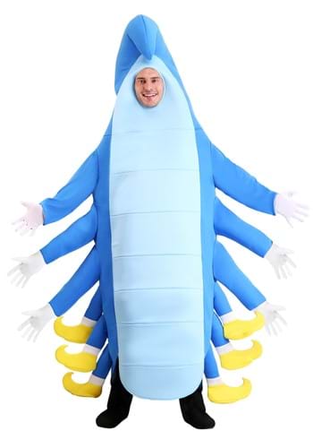 Adult's Blue Caterpillar Costume - update