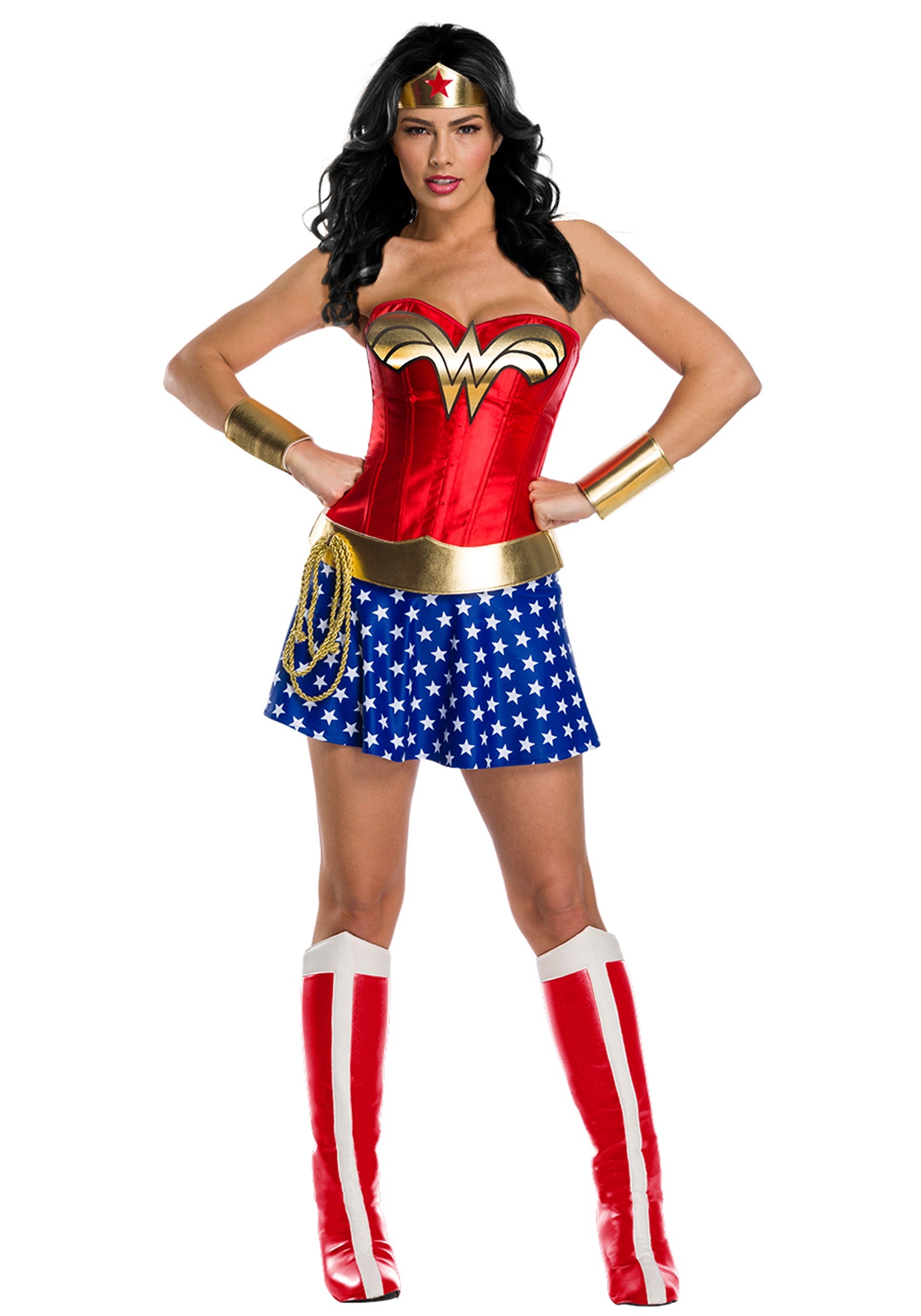 Disfraz de mujer maravillosa de Wonder Wonder Womal's Classic Premium Multicolor