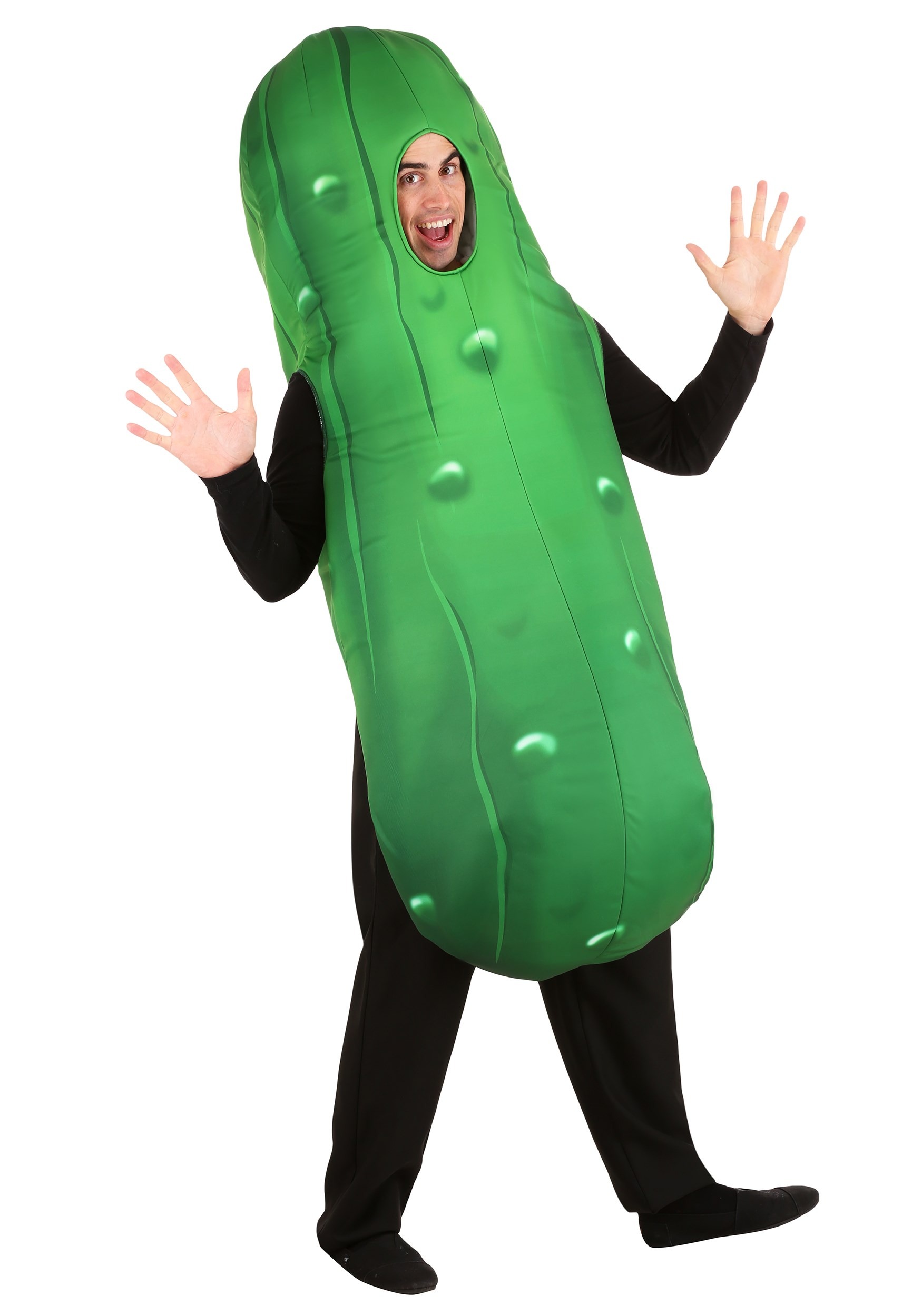 Photos - Fancy Dress FUN Costumes Pickle Adult Costume | Adult Food Halloween Costumes Green