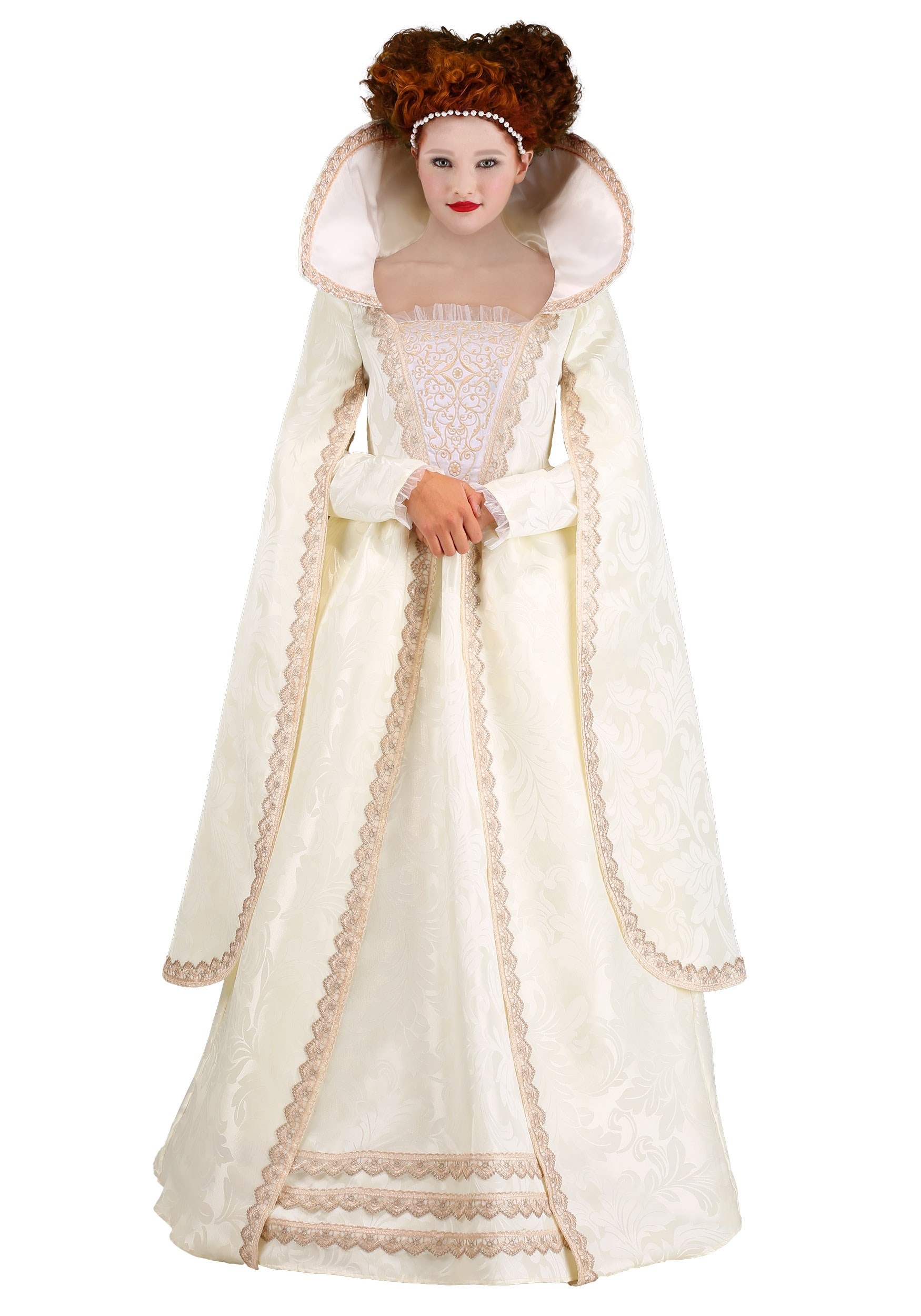 Photos - Fancy Dress FUN Costumes Queen Elizabeth I Women's Costume Orange/White