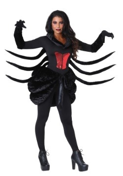 Women's Plus Size Black Widow Costume1
