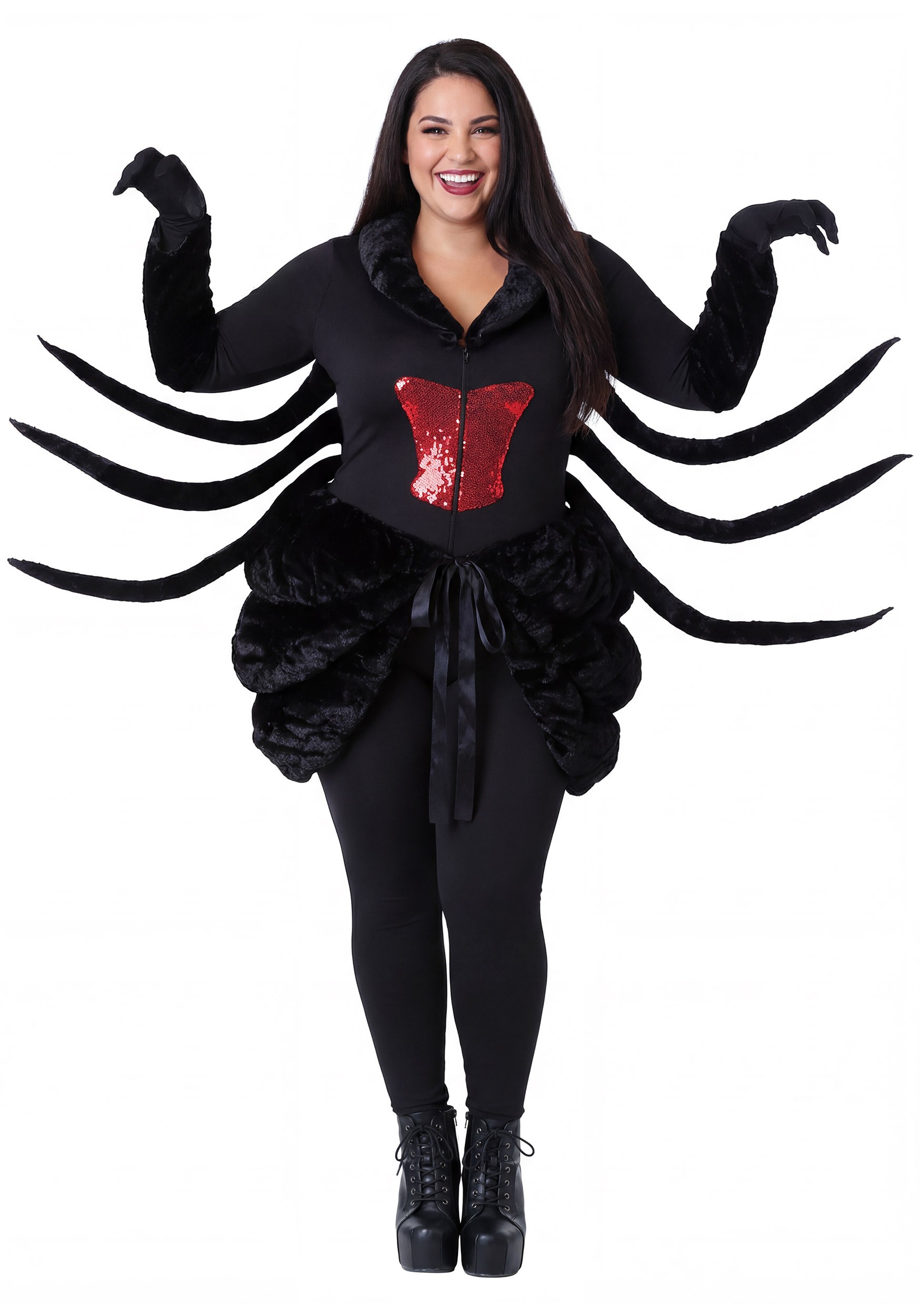 Plus Size Women's Black Widow Costume
