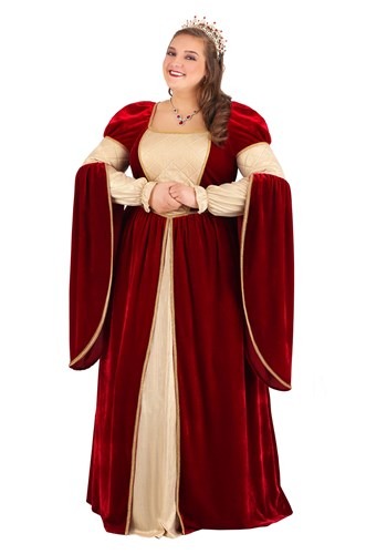 Plus Size Regal Renaissance Queen Women's Costume