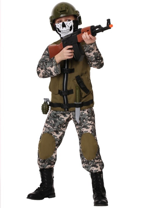 Kids Camo Trooper Costume W/ Accessories | Exclusive