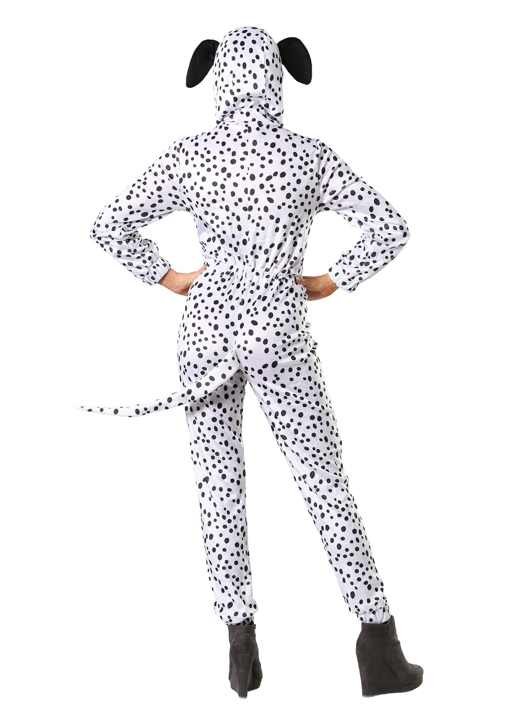 Women's Plus Size Cozy Dalmatian Jumpsuit Costume , Animal Costumes