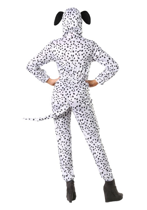 Women's Plus Size Cozy Dalmatian Jumpsuit Costume Animal Costumes