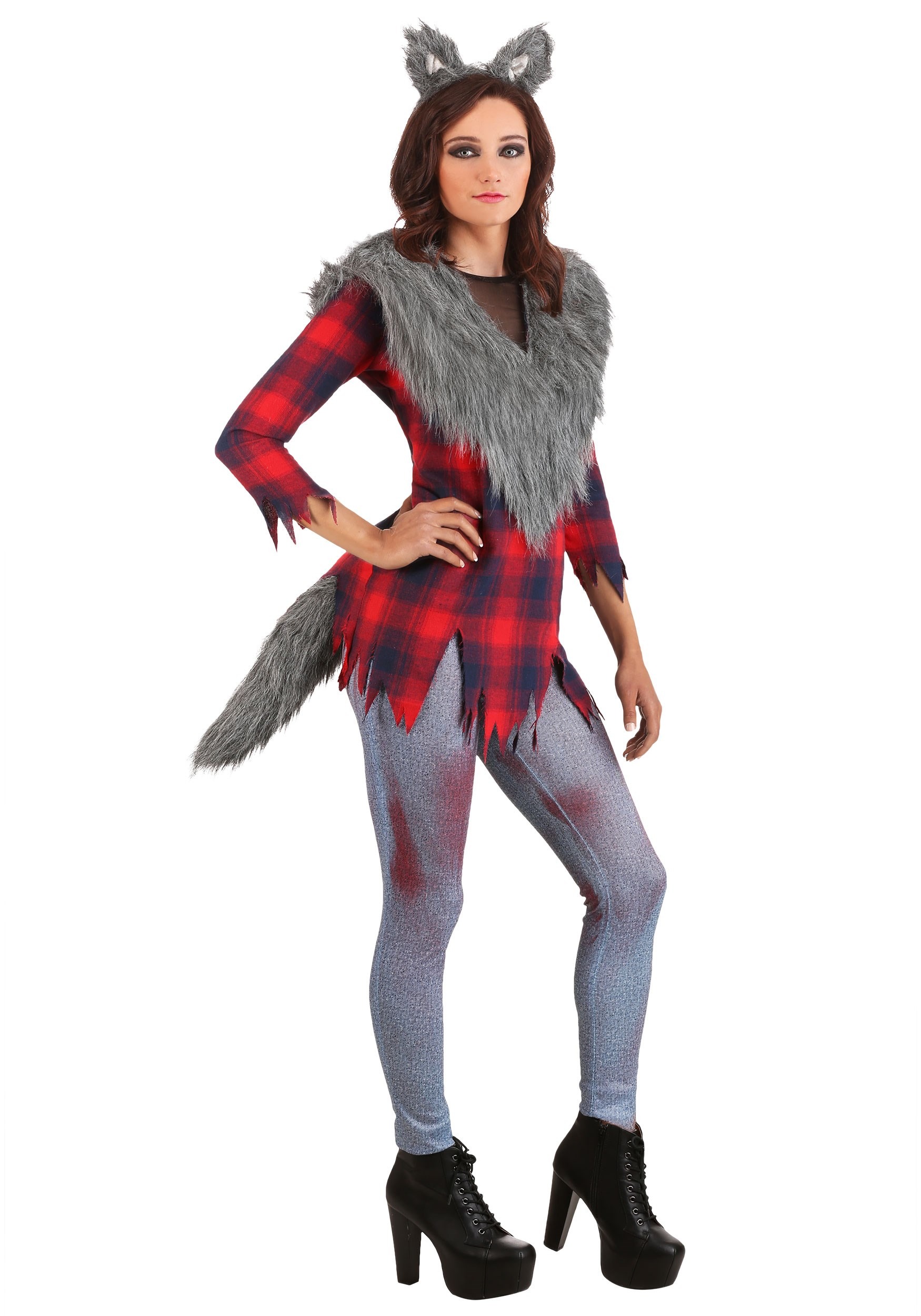 Plus Size Women's Ruff and Tumble Werewolf Costume