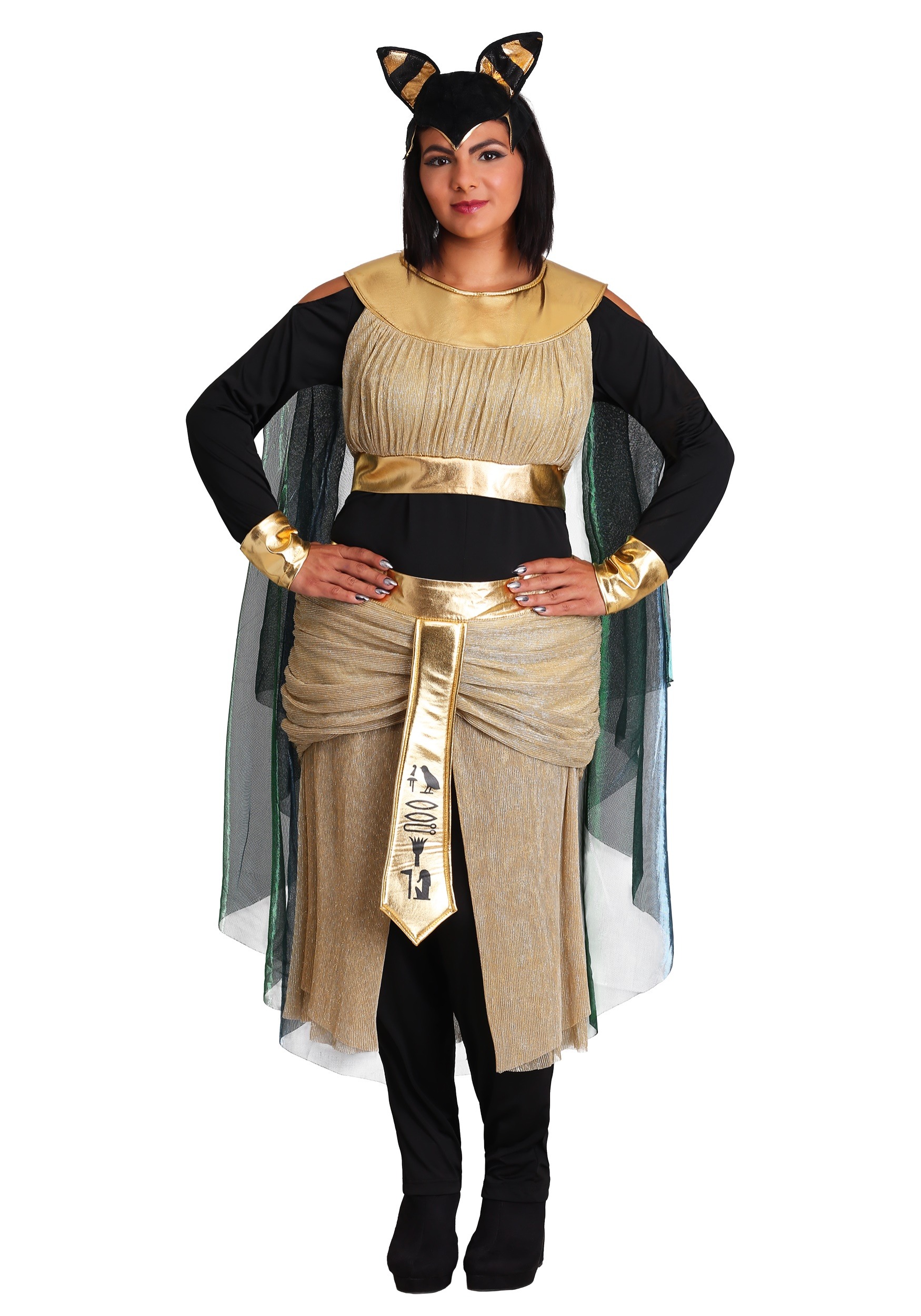 Plus Size Bastet Goddess Women's Costume , Egyptian Costumes