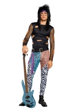Hair Band Rocker Men's Costume